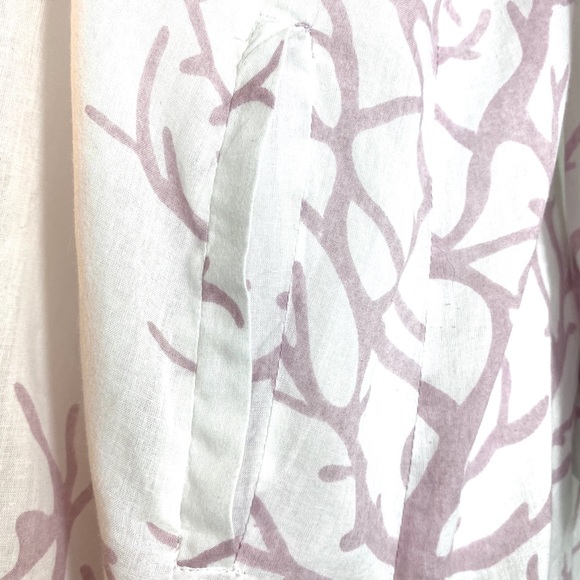 Funky People Coral Fan Print Pocket Dress - Picture 8 of 14